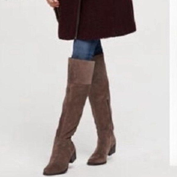 Vince Camuto Briella Taupe Over the Knee Boots 8 - Picture 2 of 13